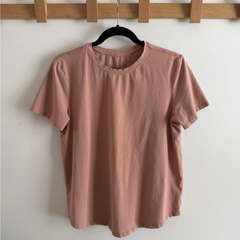 Lululemon Pink Clay Love Crewneck T-Shirt